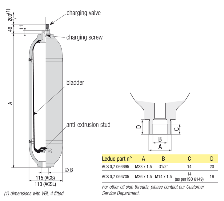GRIEGER Welded Cylindrical Accumulators